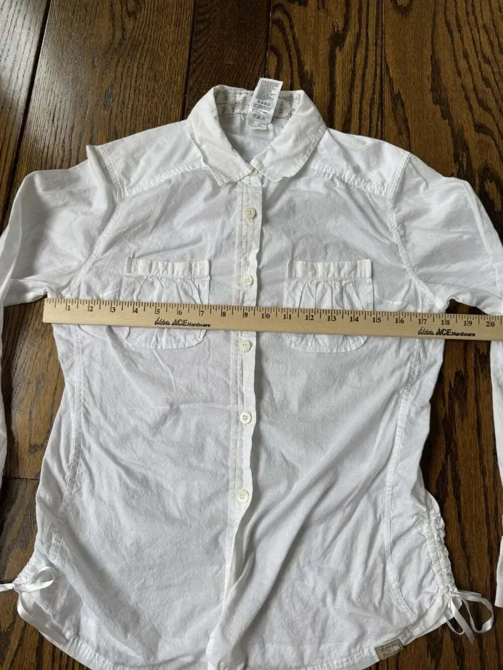 The North Face Men's Medium White Long Sleeve Button-Up Shirt